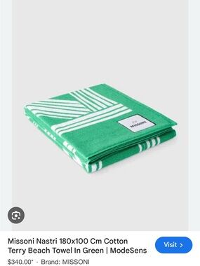 MISSONI beach towel